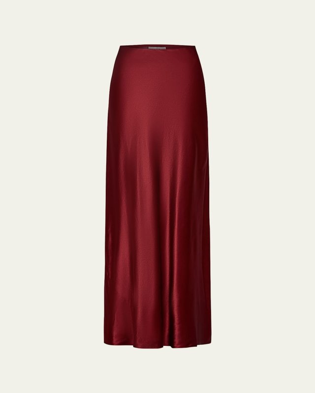 Satin Maxi Skirt